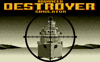 Title screen of ADS: Advanced Destroyer Simulator