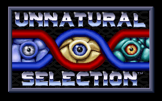 Title screen of Unnatural Selection