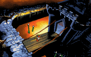 Gameplay of Dragon's Lair II: Time Warp