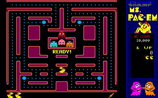 Gameplay of CHAMP Ms. Pac-em