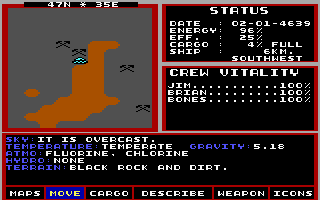 Gameplay of Starflight 2: Trade Routes of the Cloud Nebula