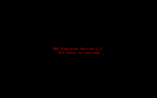 Title screen of Extreme Wrestling Simulator