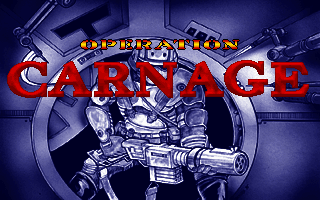 Title screen of Operation Carnage