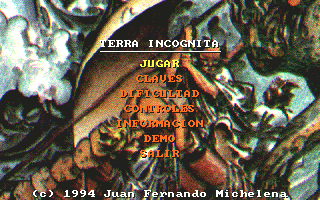 Title screen of Terra Incognita