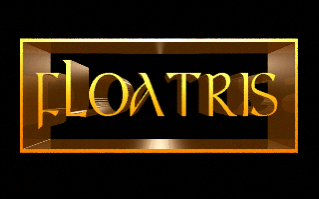 Title screen of Floatris