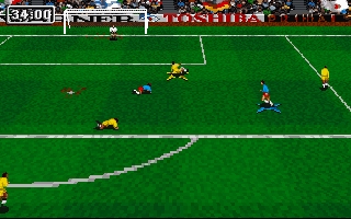 Gameplay of Striker '95