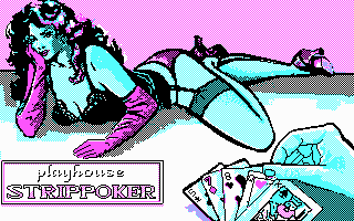 Title screen of Playhouse Strippoker