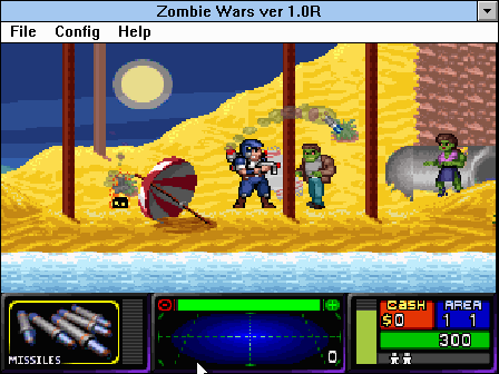 Gameplay of Zombie Wars