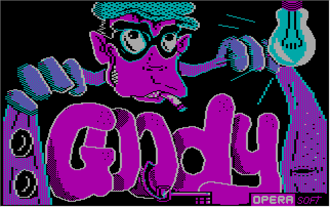 Title screen of Goody