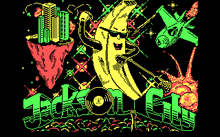 Title screen of Jackson City