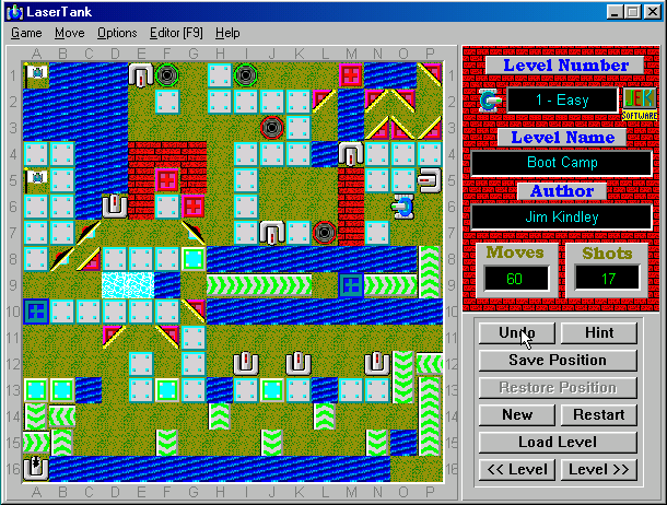 Gameplay of LaserTank