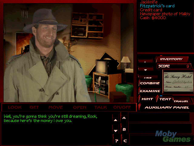 Gameplay of The Pandora Directive
