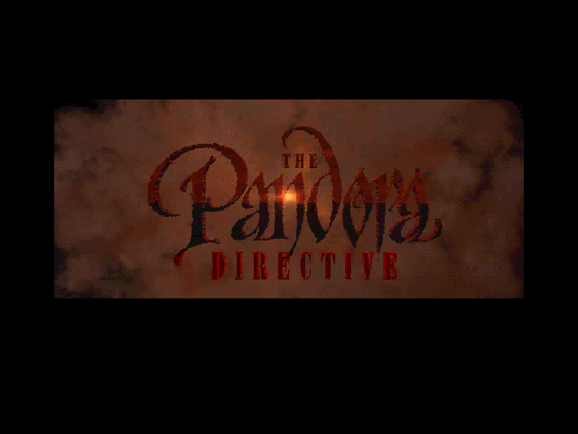 Title screen of The Pandora Directive