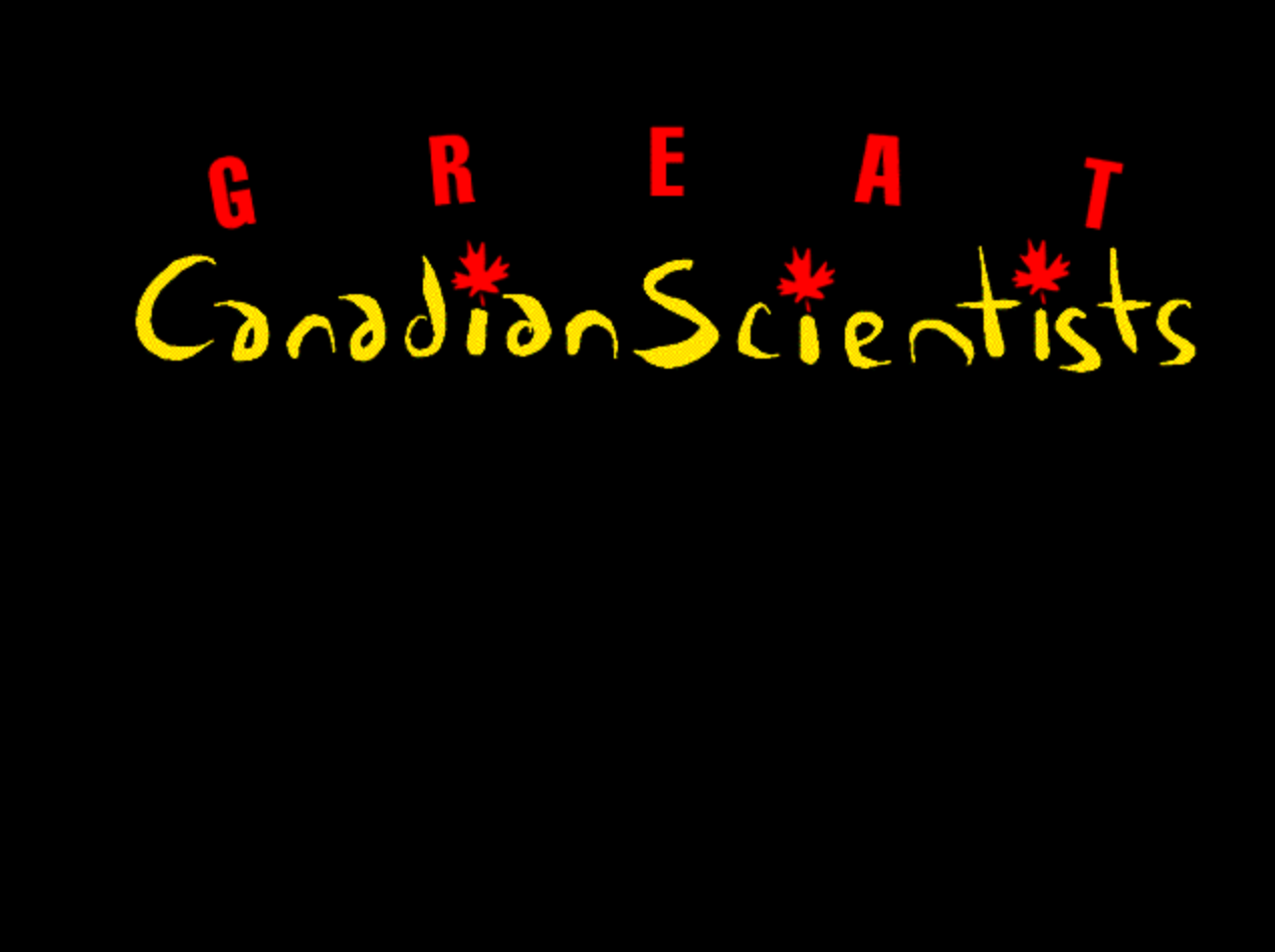 Title screen of Great Canadian Scientists