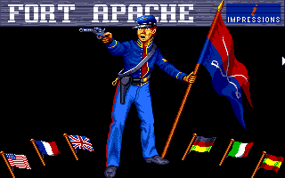 Title screen of Fort Apache