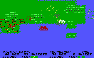 Gameplay of Sid Meier's Pirates!