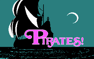 Title screen of Sid Meier's Pirates!