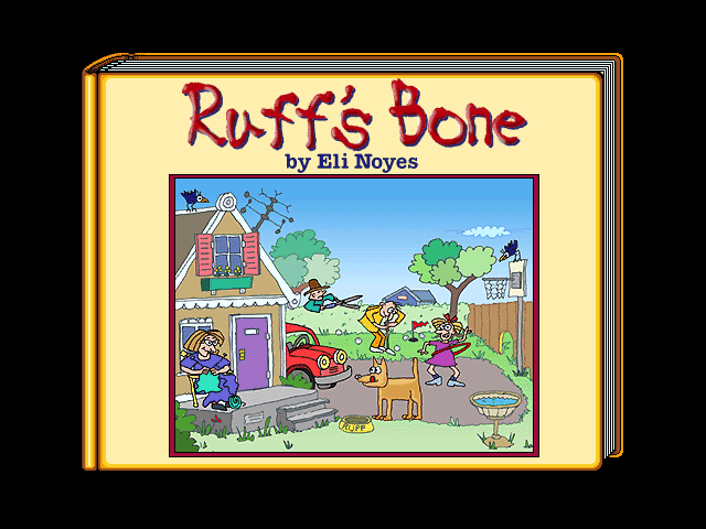 Title screen of Ruff's Bone