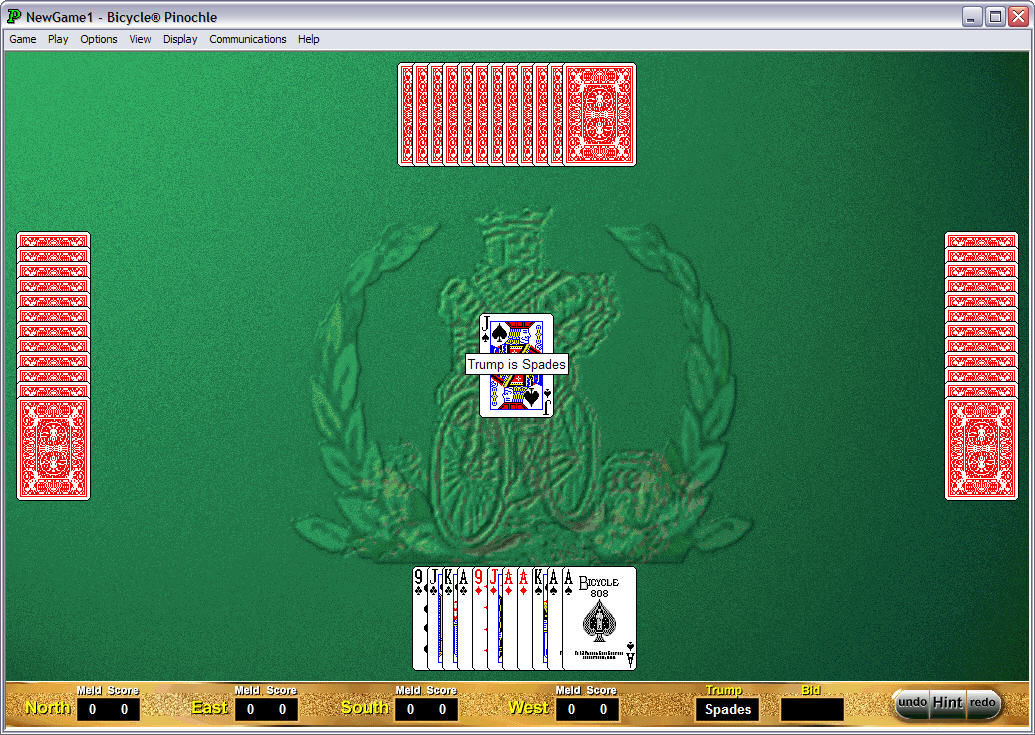 Gameplay of Bicycle Pinochle