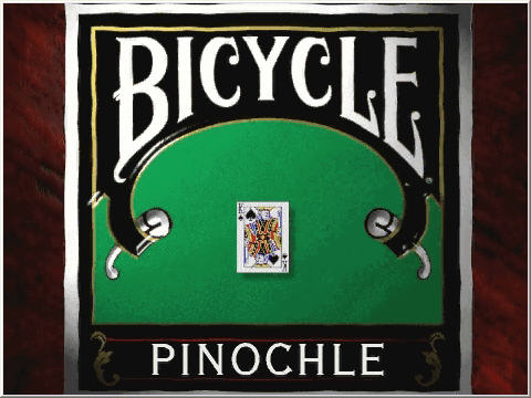 Title screen of Bicycle Pinochle
