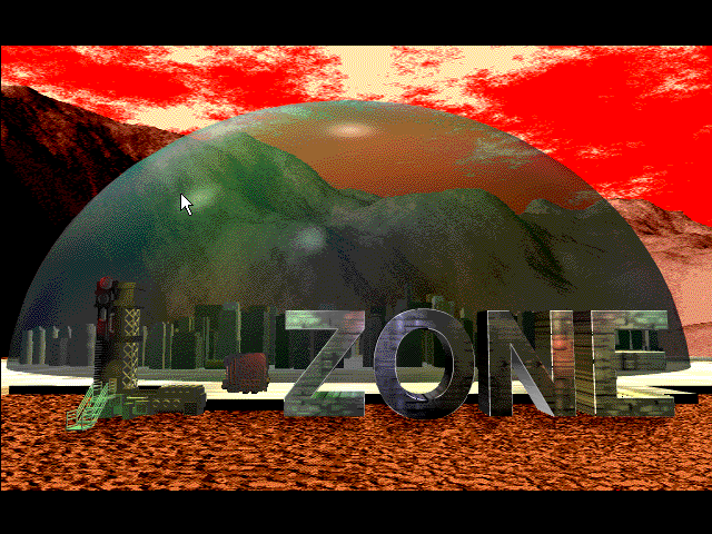 Title screen of L-Zone