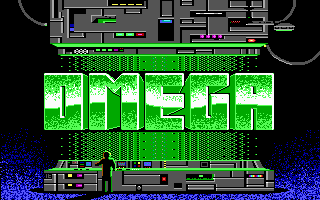 Title screen of Omega (1989)