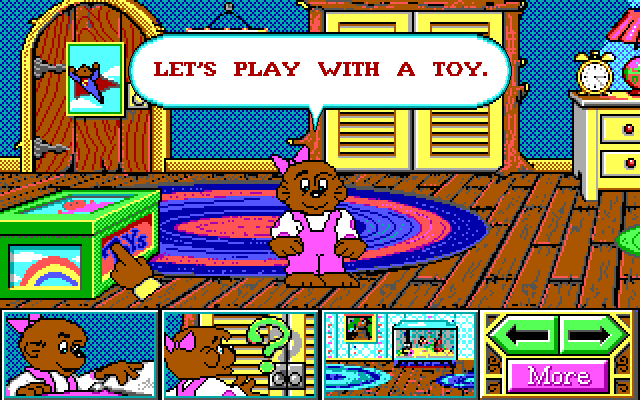 Gameplay of The Berenstain Bears: Learning At Home, Volume One