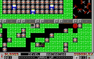 Gameplay of Supaplex