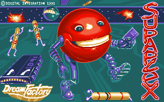 Title screen of Supaplex