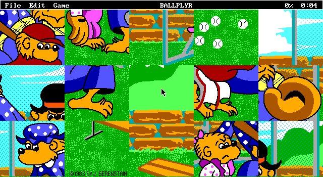 Gameplay of The Berenstain Bears: Jr Jigsaw!