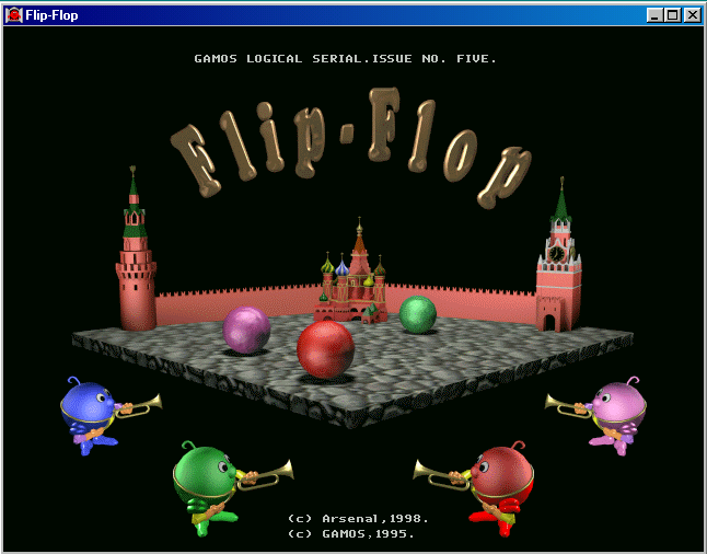 Title screen of Flip-Flop