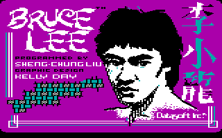 Title screen of Bruce Lee