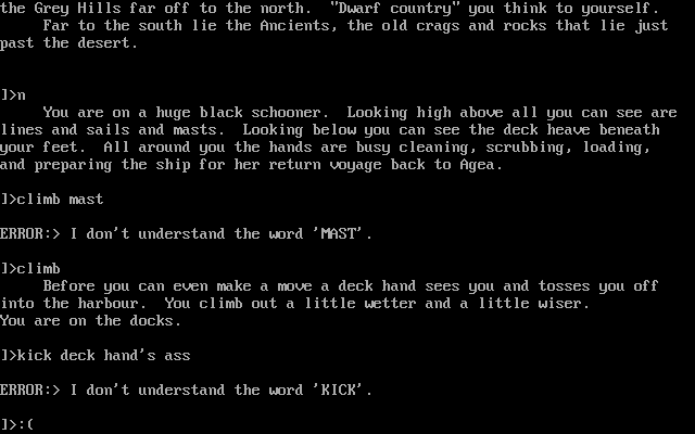 Gameplay of Daemon Quest, The First Saga: The Legend of the Door