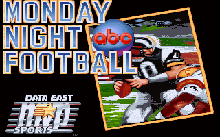 Title screen of ABC Monday Night Football
