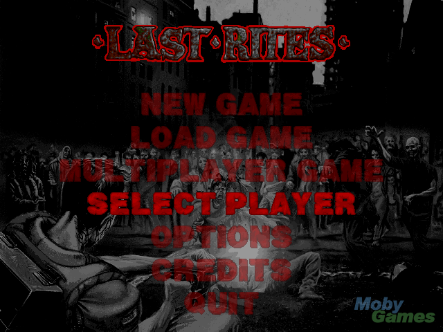 Title screen of Last Rites
