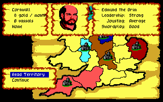 Gameplay of Defender of the Crown