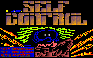 Title screen of Self Control