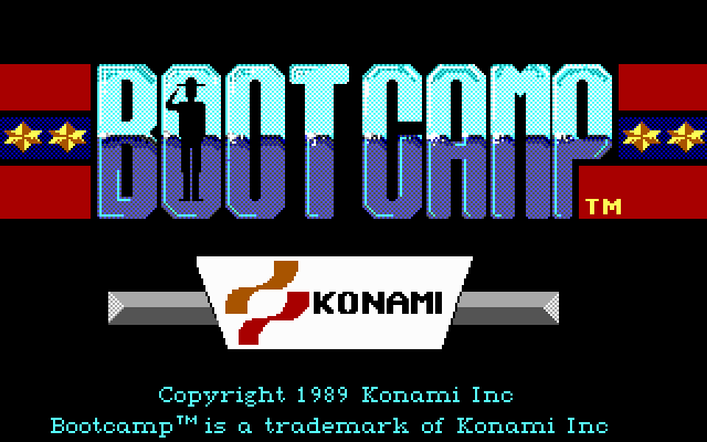 Title screen of Boot Camp