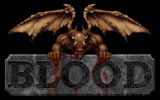 Title screen of Blood