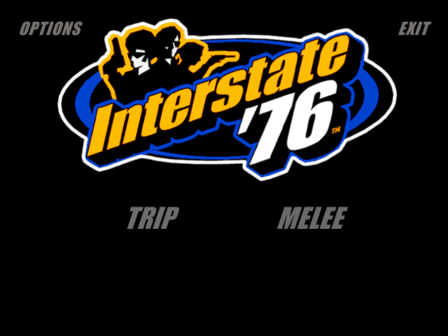 Title screen of Interstate '76