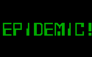 Title screen of Epidemic!