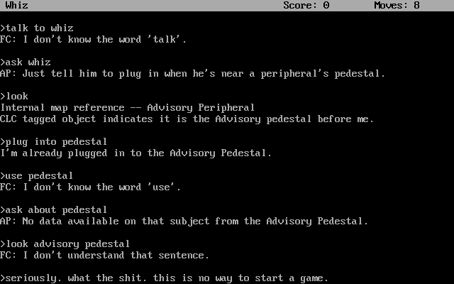 Gameplay of Suspended: A Cryogenic Nightmare