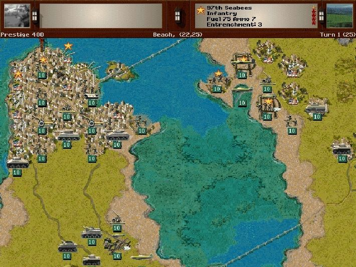 Gameplay of Pacific General