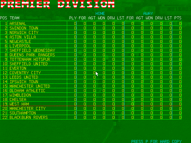 Gameplay of Tactical Manager