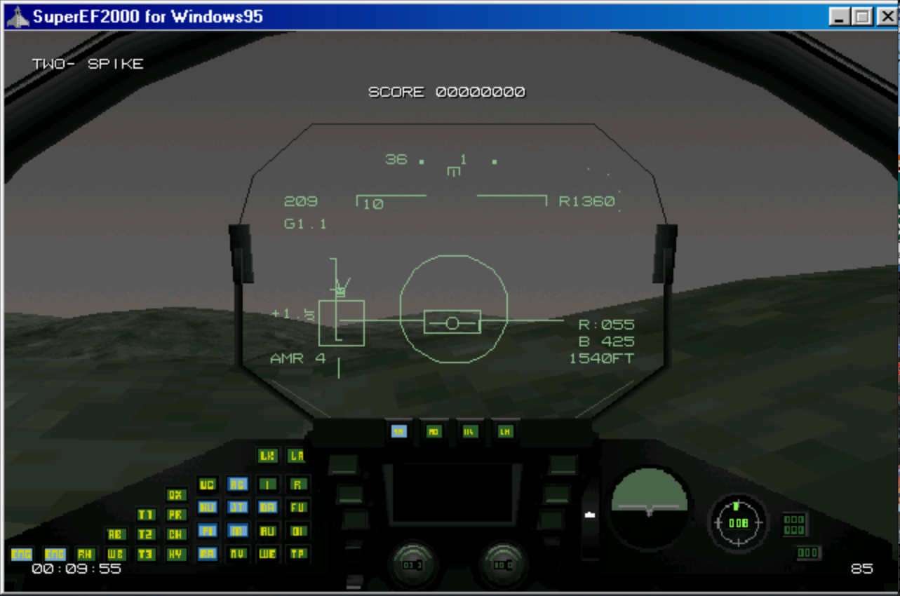 Gameplay of Super EF2000