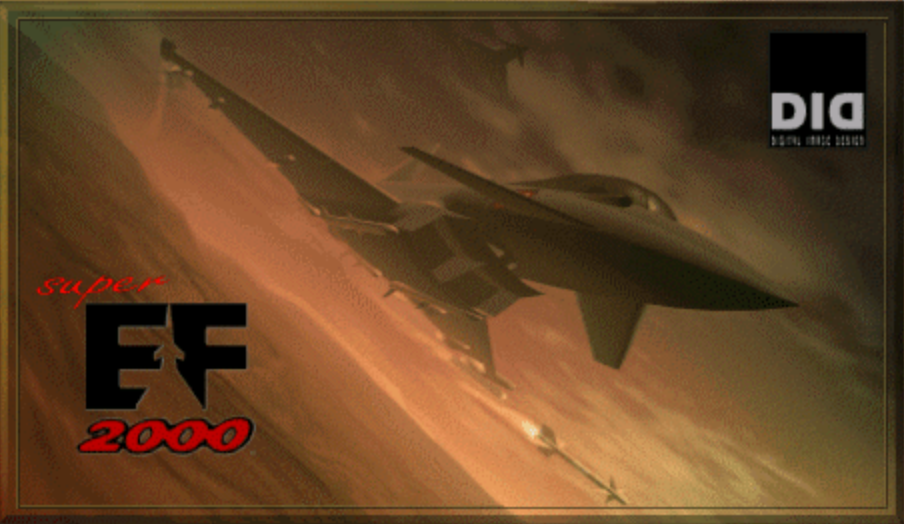 Title screen of Super EF2000