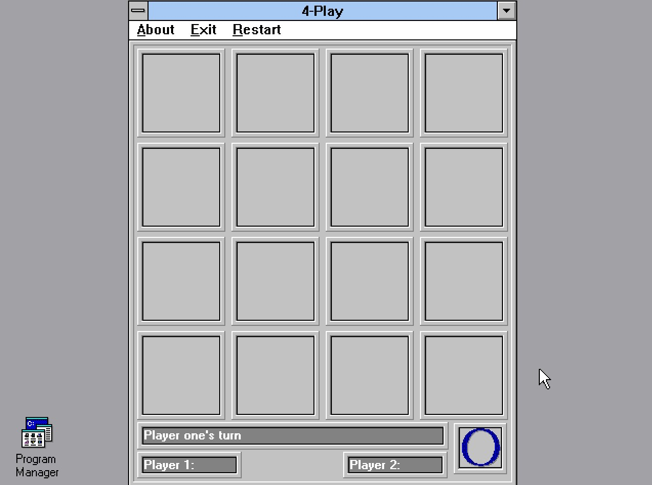 Gameplay of 4 Play (1992)
