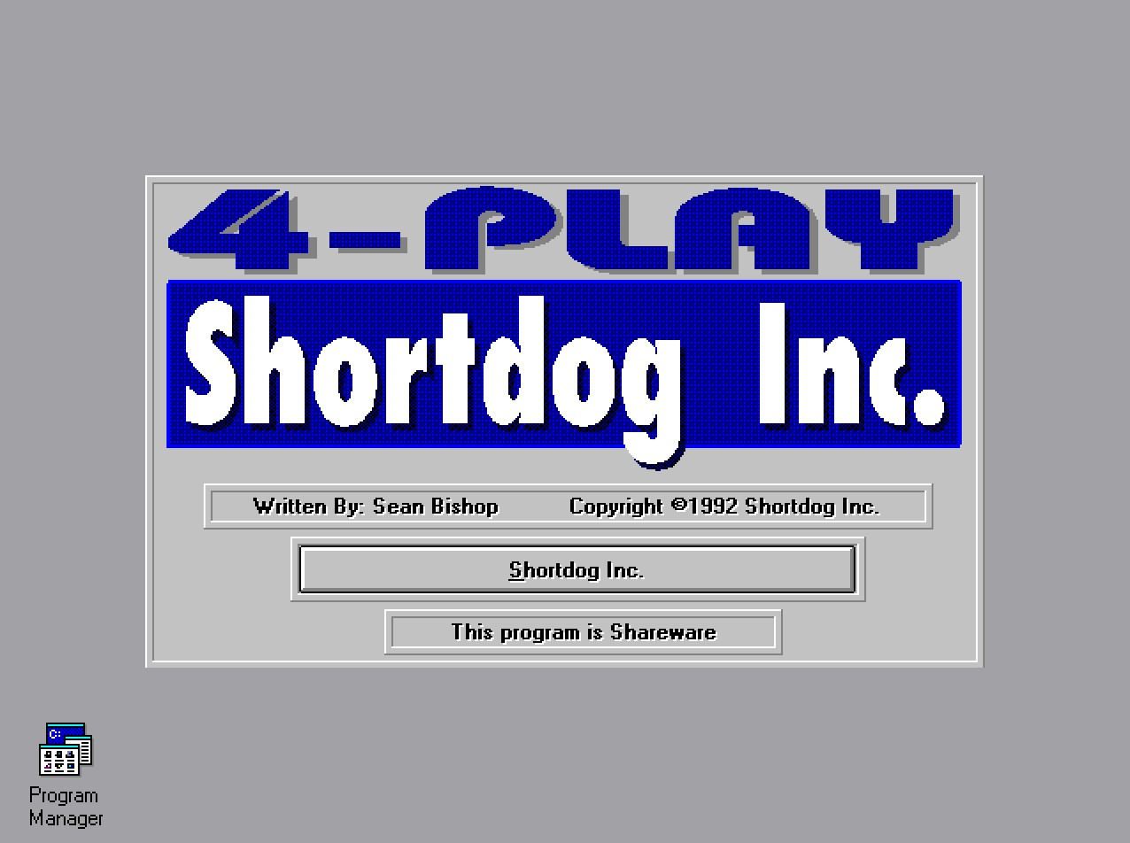 Title screen of 4 Play (1992)