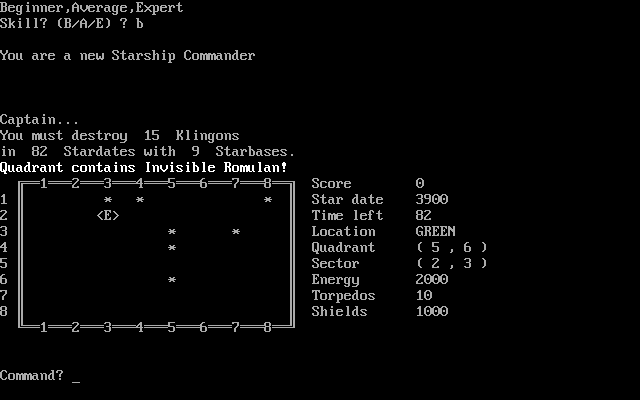 Gameplay of NewTrek