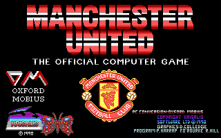 Title screen of Manchester United